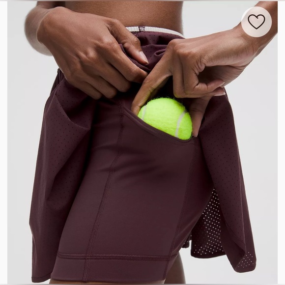 Lululemon Athletica Perforated Narrow
Waistband Tennis Skirt - Picture 4 of 16
